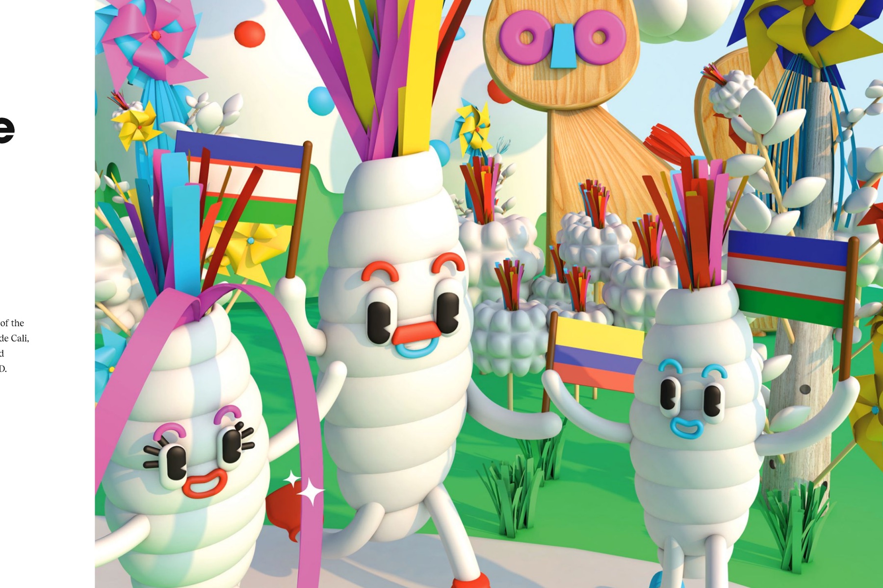 Festival de Macetas 3D characters